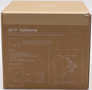 Ubiquiti GigaBeam Plus 60 GHz Radio GBE-Plus - Photo 1/4