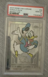 2023 Topps Chrome Disney 100 Refractor Donald Duck #86 PSA 10 - Bild 1 von 2