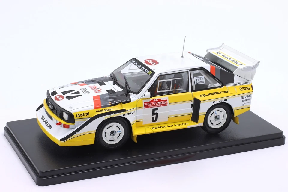 Audi S1 Quattro #5 Sieger Rallye SanRemo 1985 R�hrl, Geistd�rfer 1:24 Altaya - Bild 1 von 1