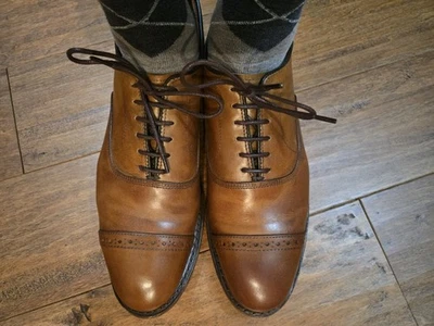 Allen Edmonds Fifth Avenue Cap Toe Brogue Oxford Dress Shoes  Men Size 8 D - Image 1 of 4