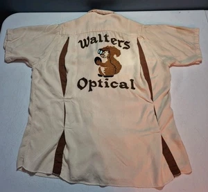 Camisa de Bowling Bordada Óptica King Louie-Walter De Colección - Para Hombre Talla M-*LEER* - Imagen 1 de 15