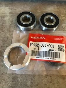 Honda CR125M 1974 -78 Elsinore Rear Wheel Bearings Retainer & Seal 41231-360-000 - Picture 1 of 7