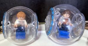2 LEGO Gyrosphere With  Minifigure Jurassic World. See Pictures For More Details
