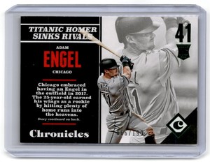 2017 Panini Chronicles Green Adam Engel RC 066/199 Chicago White Sox #143