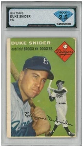 1954 Topps DUKE SNIDER #32 💎 DSG 2.5 Good - Picture 1 of 2