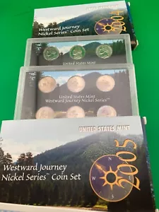 2004 & 2005 Westward Journey Nickel Set OGP & COA - Bild 1 von 3