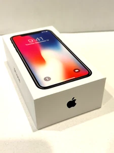 Apple iPhone X Space Gray 256GB EMPTY BOX ONLY NO PHONE - Picture 1 of 2