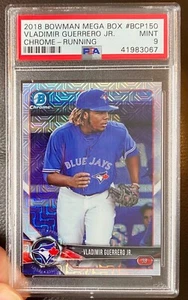 VLADIMIR GUERRERO JR RC - 2018 Bowman CHROME running VARIATION REFRACTOR PSA 9🔥 - Picture 1 of 6