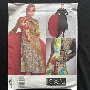 VOGUE AMERICAN DESIGNER V2713 KOOS COUTURE Dress Pattern SZ 12-14-16 UNCUT - Picture 1 of 7