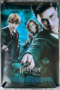 Poster Harry Potter Order Of Phoenix *2007 UK BRITISH ADVANCE SS* un foglio quasi nuovo! - Foto 1 di 5