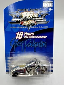 Hot Wheels 16th Convention Signed GREG PADGINTON Scorchin Scooter Limited Ed - Picture 1 of 4
