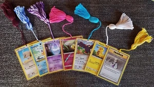 pokemon card bookmarks for BIRTHDAY party gift bags set of 3 - Picture 1 of 1