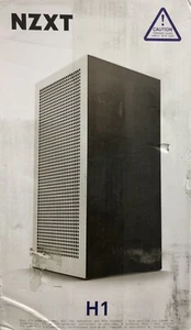 NZXT H1 SFF Mini ITX Mini Tower Gehäuse mit Netzteil - (CS-H11BW-US) - TOP ZUSTAND - Bild 1 von 2