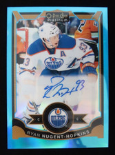 2015-16 O-Pee-Chee Platinum Auto Blue Rainbow Ryan Nugent-Hopkins #RN Auto