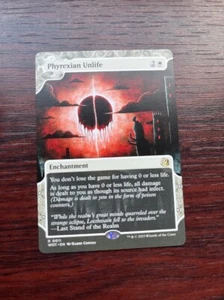 1x BORDERLESS PHYREXIAN UNLIFE - Eldraine - MTG - Magic the Gathering - Picture 1 of 1