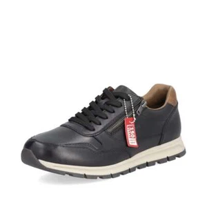 Rieker B0504-00 Mens Comfort Casual Black Trainer Lace/Zip Shoes SAVE £15 on RRP - Picture 1 of 12