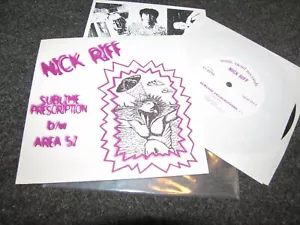 NICK RIFF SUBLIME PRESCRIPTION b/w AREA 51 SONIC SWIRL RECORDS 7" SINGLE - Picture 1 of 2