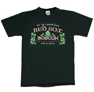 Boston Red Sox "Pride o' The Neighborhood" Irish St Patricks Day Green T-Shirt M - Picture 1 of 8