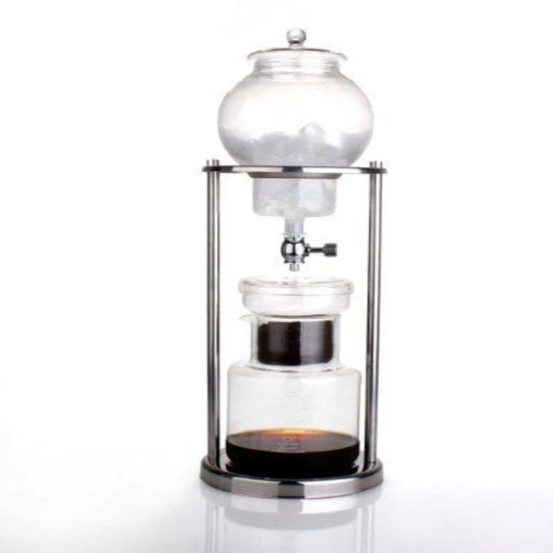 NISPIRA Luxury Ice Cold Brew Dripper Coffee Maker in Stainless Steel Silver  - Image 1 of 3
