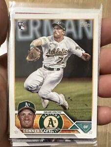 2023 Topps Serie 2 Conner Capel RC Oakland Athletics #418