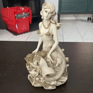 Mermaid Figurine From Cozemel Mexico - Picture 1 of 7