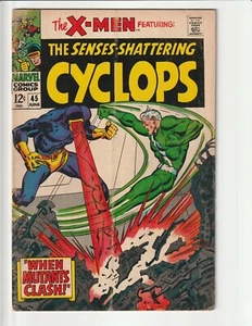 UNCANNY X-MEN #45 nice VG QUICKSILVER & SCARLET WITCH MAGNETO AVENGERS 1968 - Picture 1 of 2