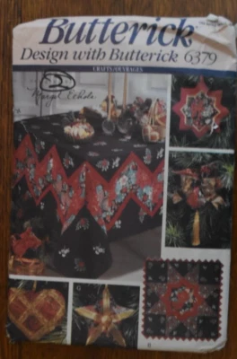 Butterick 6379 Christmas Item Assortment Decor Uncut - Image 1 of 2