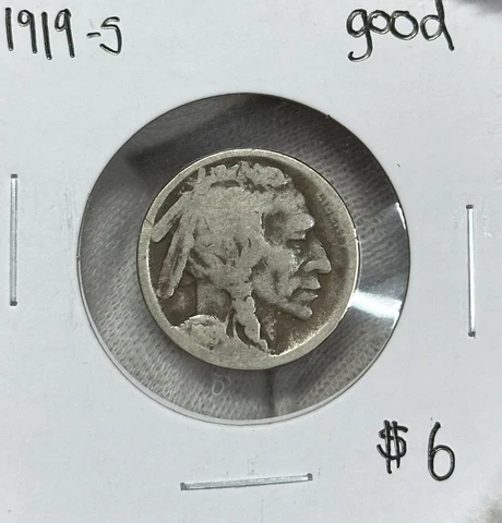 1919-S Buffalo Nickel Better Date Cover