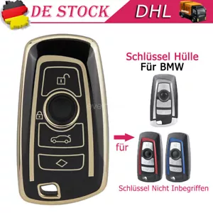 TPU Schlüssel Cover Hülle für BMW 1er 3er 4er 5er X1 X2 X3 X5 X6 F21 F22 F01 F02 - Bild 1 von 12