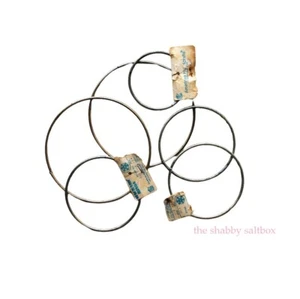 Lote de 6 aros de macrame atrapasueños de colección 3 en 4 en 6 en artesanía de EE. UU. - Imagen 1 de 7