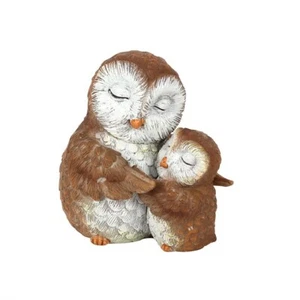 Harz Eule Always Love You Eule Mutter und Baby Ornament Geschenk - Bild 1 von 1