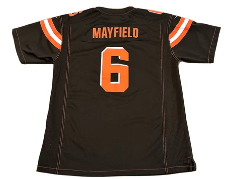 Baker Mayfield Cleveland Browns NFL Football Jersey Dawg Pound Youth XL Cover