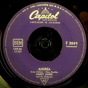 7 " -vinyl Harry James - Andrea/Vuelve - Picture 1 of 1