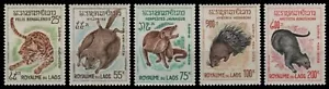Laos 1965 - Mi-N.o 166-170 ** - Estampillada sin montar o nunca montada - Vida silvestre / Animales salvajes - Imagen 1 de 1