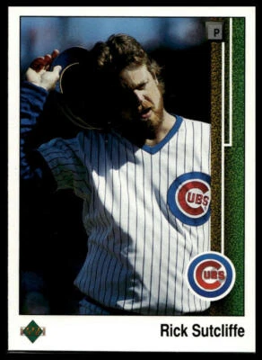 1989 Upper Deck #303 Rick Sutcliffe - Image 1 of 2