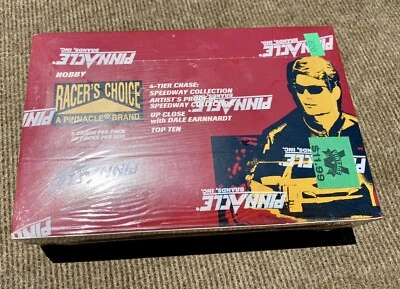 1996 Pinnacle Racers Choice Cards Sealed Hobby  Box 36 Packs Chase Inserts! - Image 1 of 2