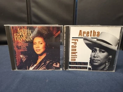 ARETHA FRANKLIN - Greatest Hits (1980-1994) + What You See Is What You Sweat CD  Foto 1 de 4