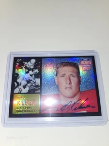 2001 Topps Archives Reserve Legends Chrome- Bill Kilmer Auto(AU) Refractor 49ers - Picture 1 of 9