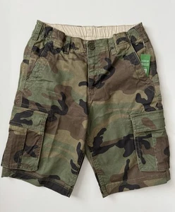 NWT Gap Kids Boys Cargo Shorts Camouflage Size 12 Adjustable Waist #824898 - Picture 1 of 3