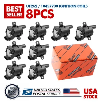 8Pcs Modigt New Ignition coils UF262 10457730 For Chevrolet Suburban 1500 00-06 - Image 1 of 4