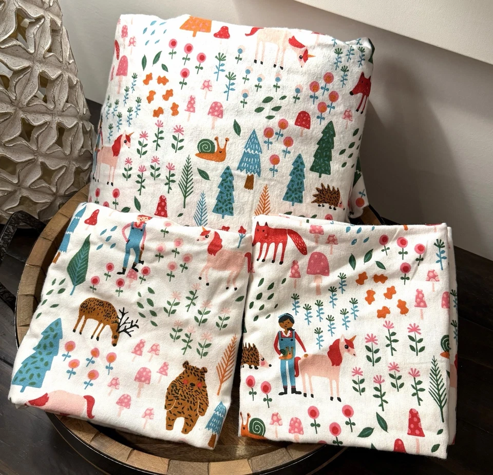 PILLOWFORT Wild Woods Franela (Solo Sábana Ajustada) QUEEN + 2 Fundas de Almohada Foto 1 de 4