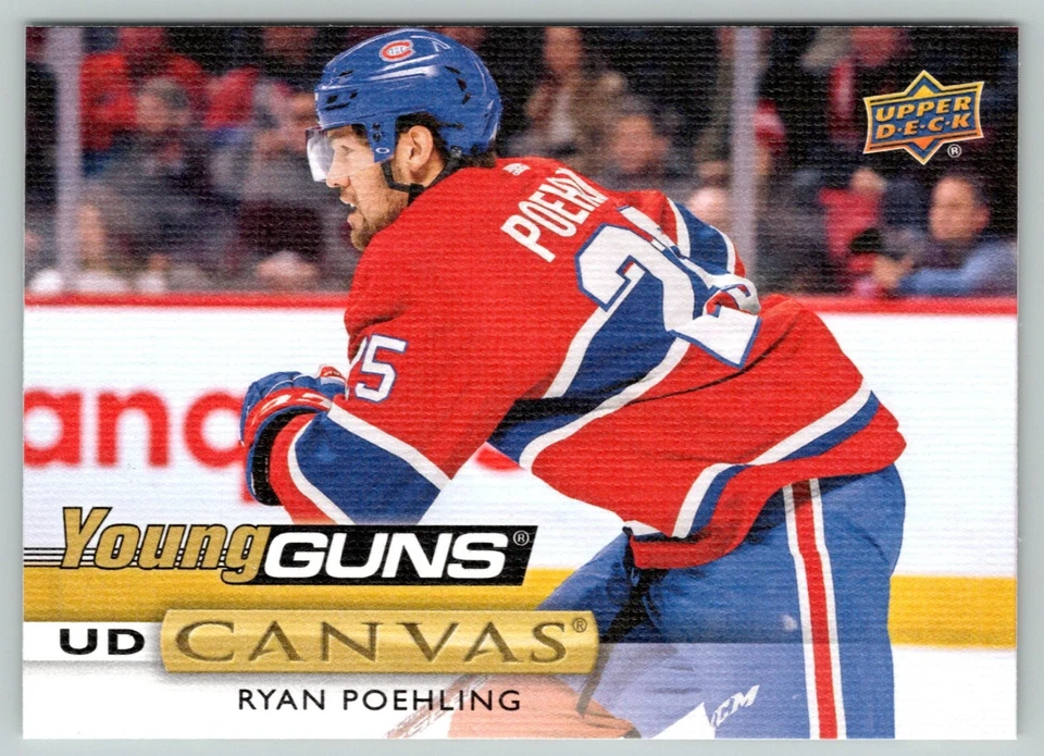 RYAN POEHLING RC YOUNG GUNS 2019-20 UPPER DECK CANVAS 19-20 #C226         99206 - Image 1 of 1