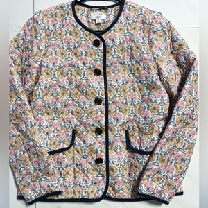 J Crew gesteppte gefütterte Damenjacke in Liberty Honeysuckle geblümt mit PrimaLoft 2 - Bild 1 von 8