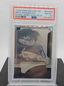 2023-24 One and One Brice Sensabaugh /49 RPA Psa 8.5 Rookie Auto Jazz  - Bild 1 von 3