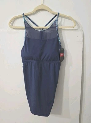 TYR Women's Tessa Tank - Solid - Patriot Blue - Large L (10/12) - Image 1 of 3