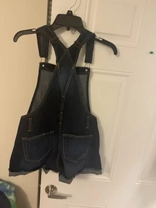Girls Size 8 Overall Shorts Unbranded - Picture 1 of 2