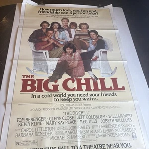 Original 1983 Mobie Poster “The Big Chill” One Sheet 27x41 NSS 830145 - Picture 1 of 19