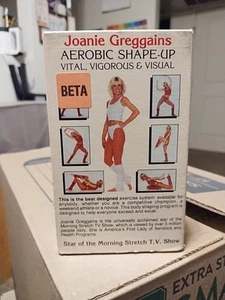 Vintage 1983 Joanie Greggains Aerobic Shape Up SUPER RARE BETA - Picture 1 of 3