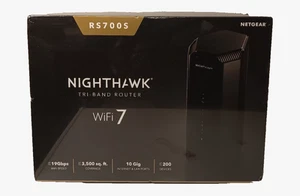 NETGEAR RS700S-100NAS Routeur WiFi Tri-Bande Nighthawk 7, 19Gbps, 10 ports Gig avec - Photo 1/4