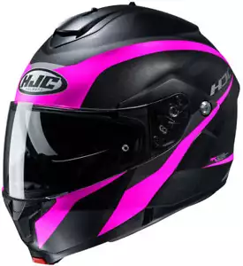 HJC C91 Modular Helmet Taly Graphic MC8 Pink Size Medium - Picture 1 of 1